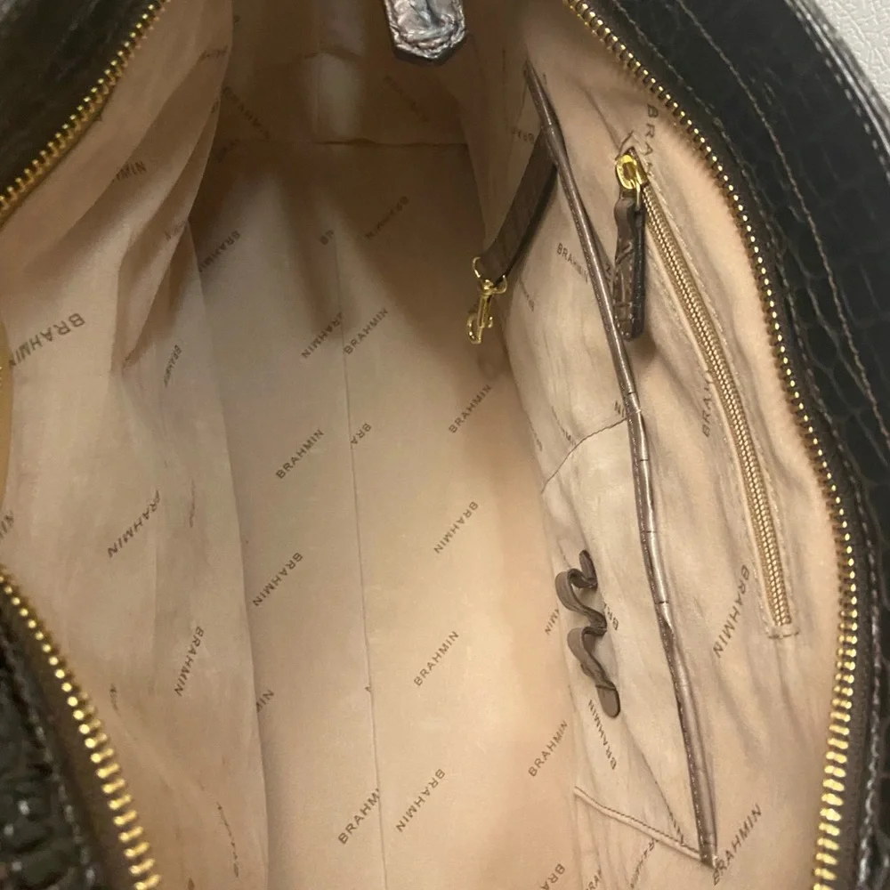 Brahmin Osprey Tri-Texture Anna Satchel